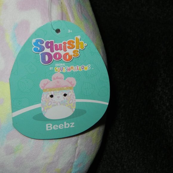 "Beebz the tie-dye cheetah Squish-Doos 10" NWT Squishmallows - Picture 3 of 4